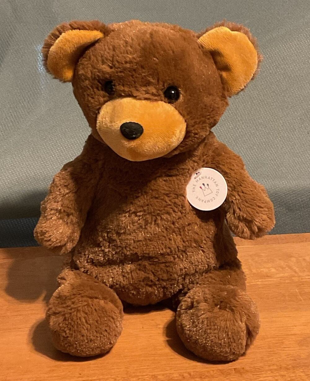 Manhattan Toy Company Teddy Bear Brown soft toy Plush 2016